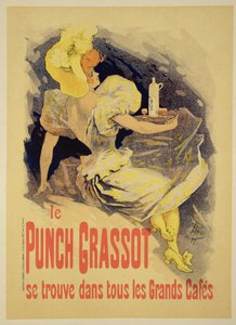 Reproduktion af en plakat, der reklamerer for "Punch Grassot", 1895